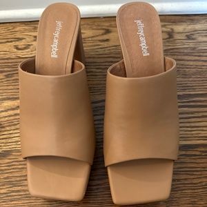 Jeffrey Campbell Open Toe Nude Mules